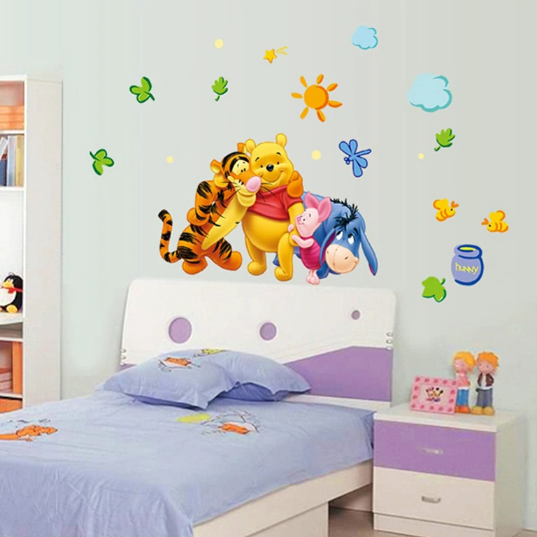 Winnie the Pooh matricák faldekorációhoz gyerekszobában