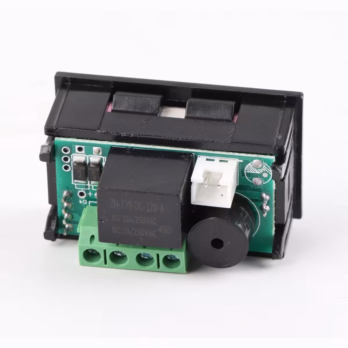 Termosztát védelem 7A feletti terheléshez, külső relével bővíthető