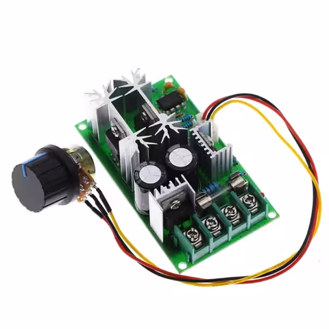 DC Motor Fordulatszám Szabályzó 12V 24V 60V PWM | Egyenáram Sebességszabályzó 20A 1200W