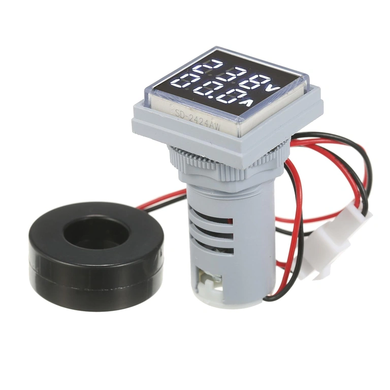 LED kijelző volt- és ampermérőhöz Nagy fényerősségű digitális kijelző AC mérésekhez