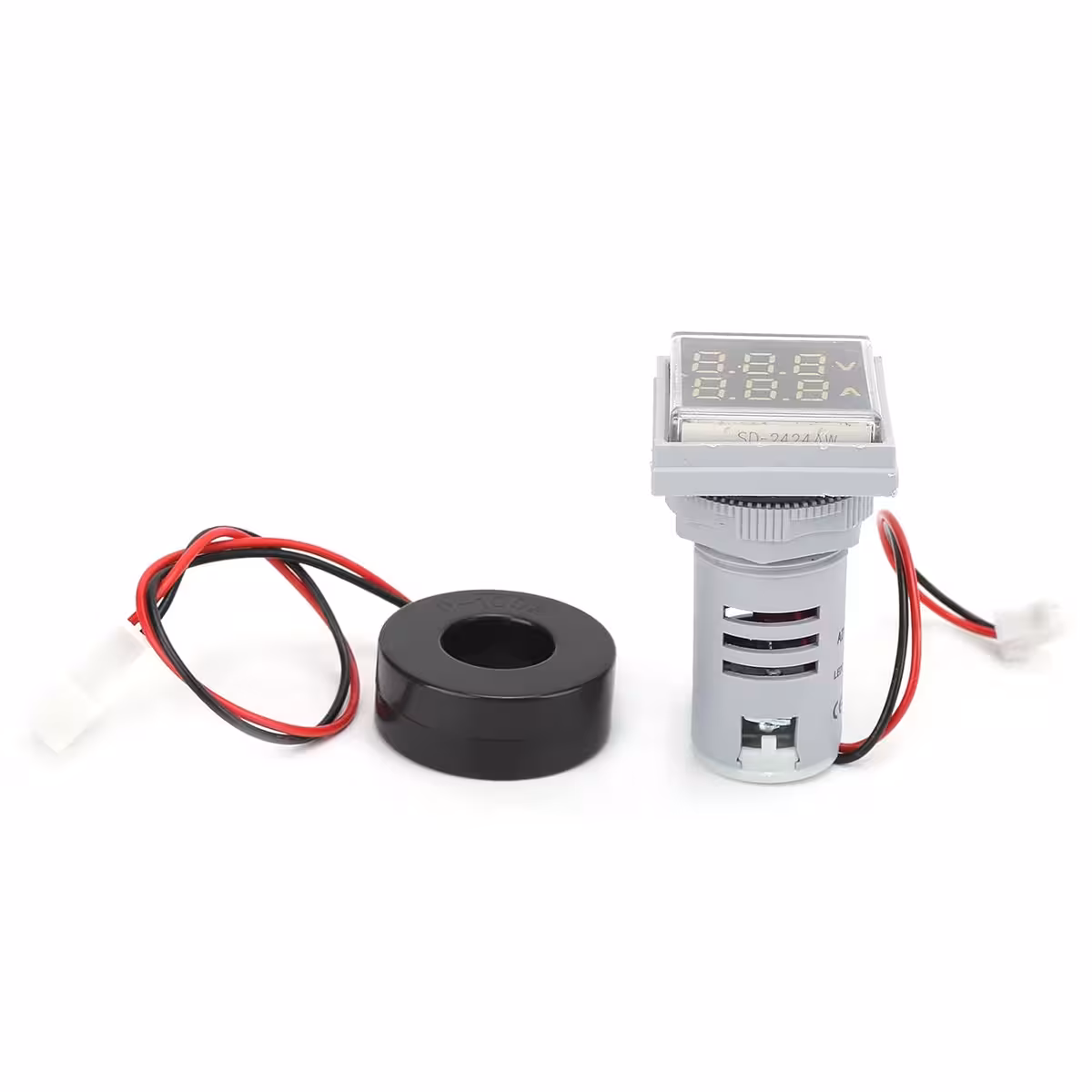 Szerelhető eszköz fehér házzal és színes LED-del