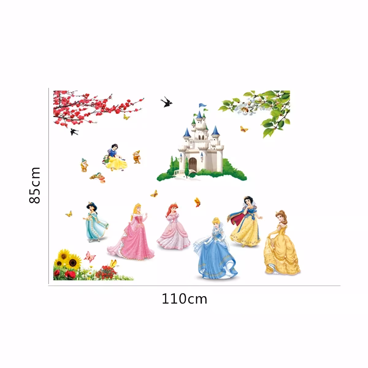 Mesés Disney témájú matrica karakterekkel