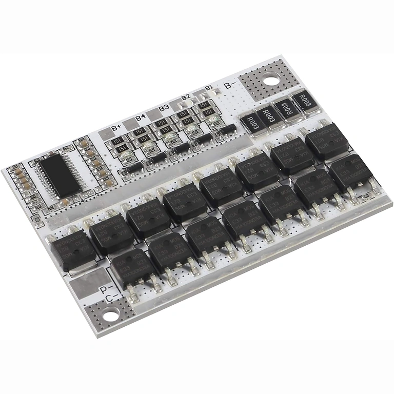 BMS 5S 100A túltöltés elleni védelem Védelmi modul 5 db 18650 akkumulátorhoz, túlfeszültség, rövidzárlat és kisülés ellen