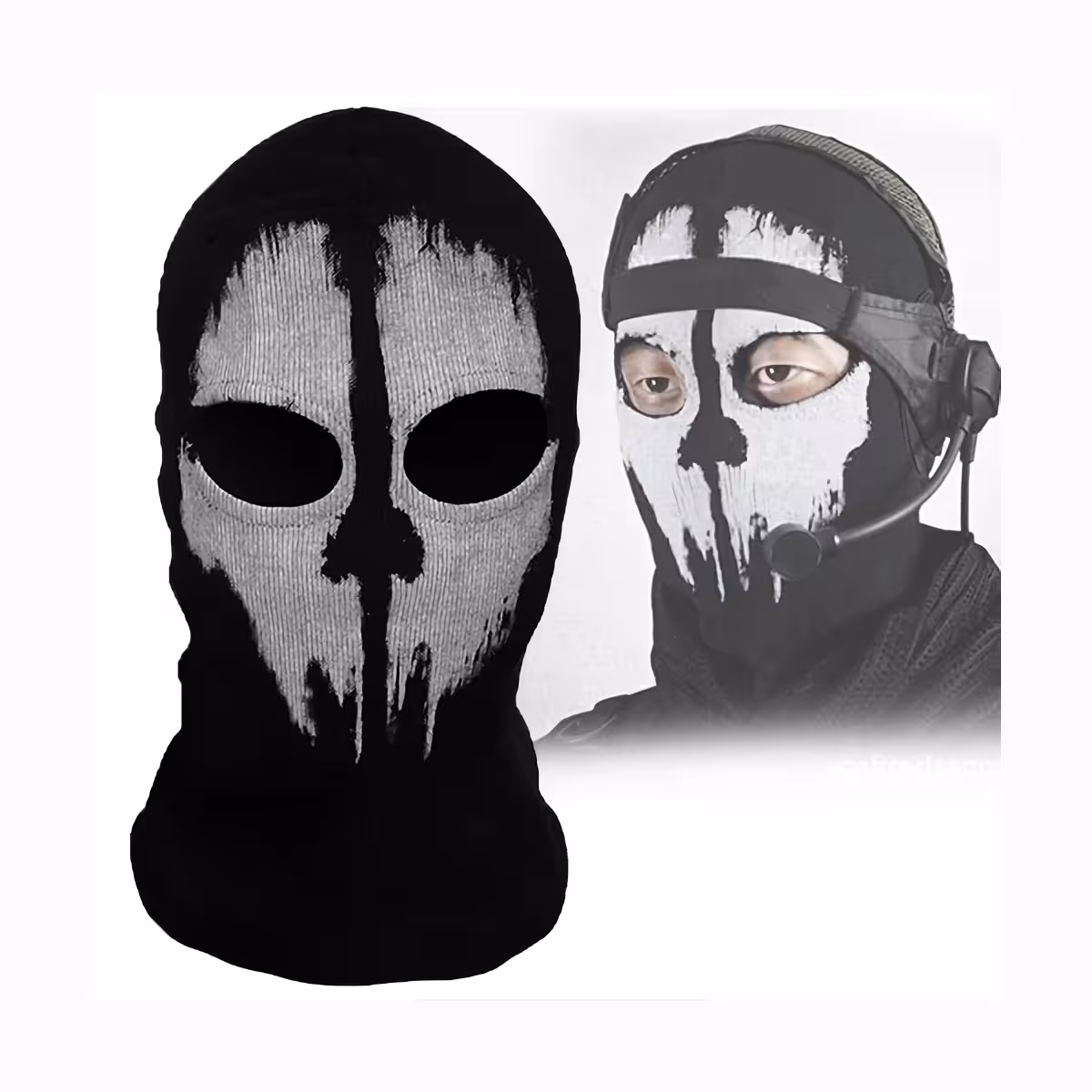 Call of Duty Ghosts cagula maszk síeléshez, téli sportokhoz és kültéri használatra