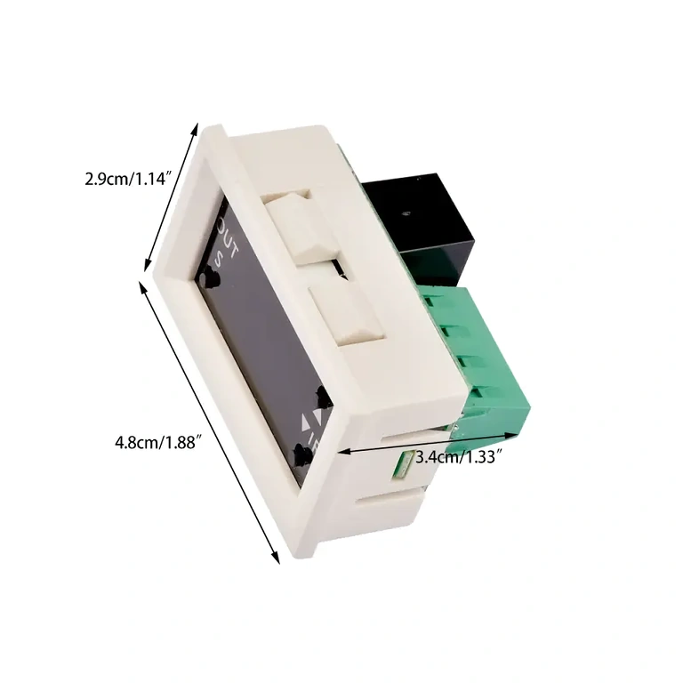 Relé időzítő modul méretei 12V Időzítő modul pontos méretei LED kijelzővel