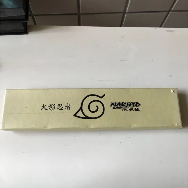 Naruto kés másolat kiállításra Kunai replika displayhez, Naruto anime inspirációval