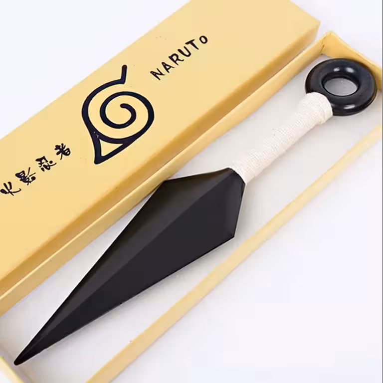 Naruto Kunai Ninja Kés – 1:1 ABS Műanyag Replika Anime Rajongóknak