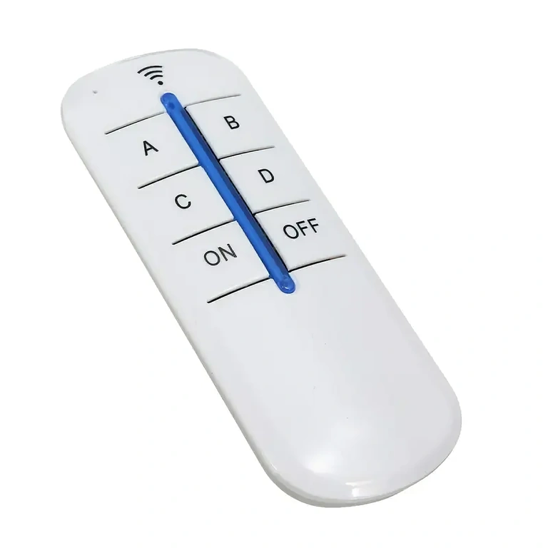 RF rendszer világításvezérléshez 4 csatornás relé távirányítóval beltéri világításhoz