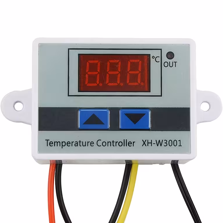 Digitális Elektronikus Termosztát 220V 10A – Hőmérséklet-szabályzó Inkubátorhoz, Keltetőhöz, Üvegházhoz, Anyaszobához
