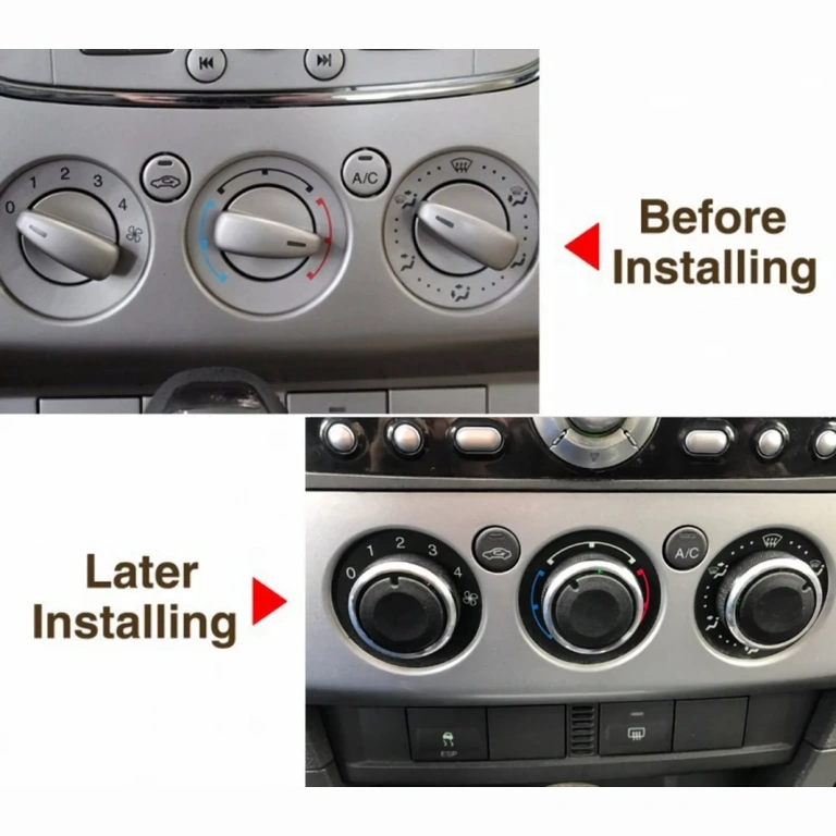 Klimatronic / AC gomb szett – változó kompatibilitás