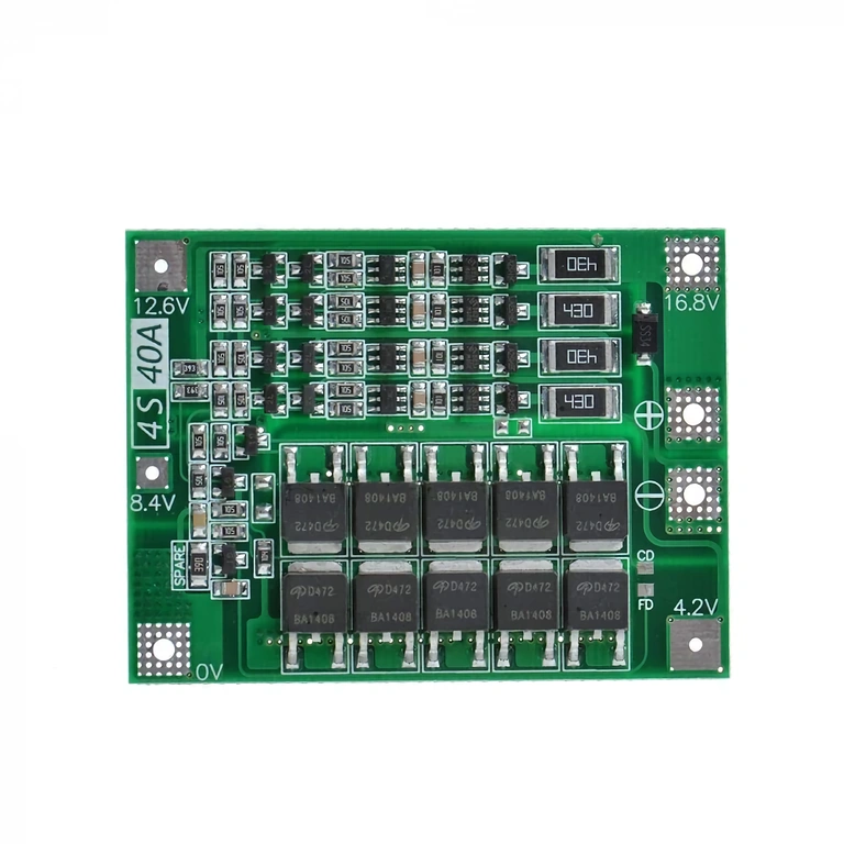 BMS 4S 40A védelmi modul Li-ion 18650 akkumulátorokhoz