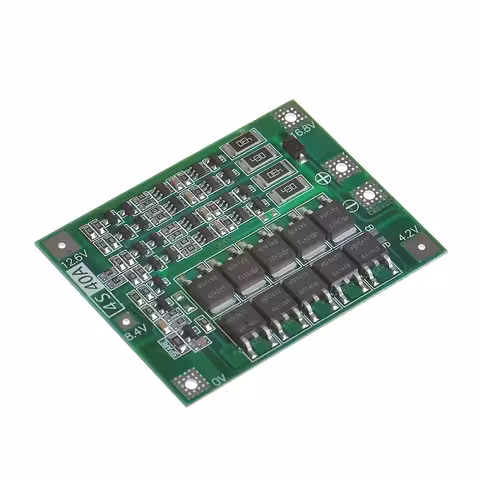 Töltés- és Kisütésvédelem BMS Modul 4S 40A – 18650 Li-Ion Akkumulátorhoz 14.8V