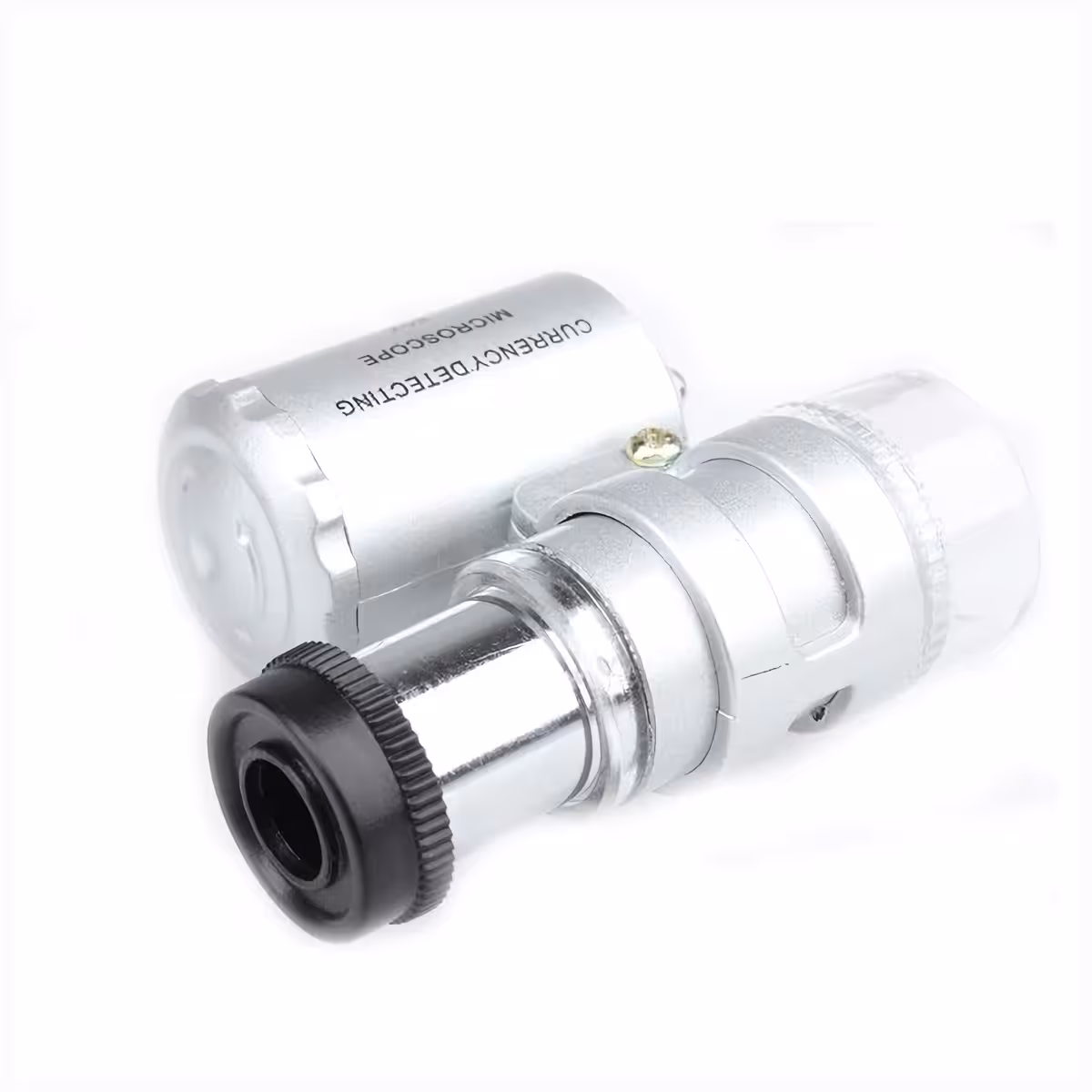 Tartós anyagból készült mikroszkóp LED-del és UV lámpával pontos ellenőrzéshez