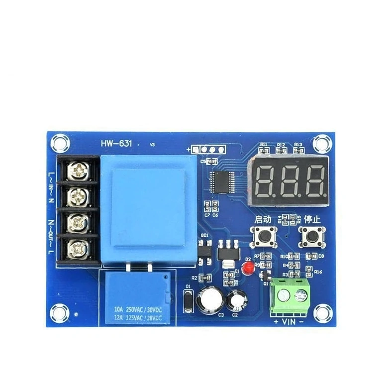 220V táplálású elektronikus modul akkumulátorvezérléshez 3,7-120V