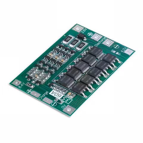BMS Modul 3S 60A 18650 Li-Ion Akkumulátorhoz – Töltés-, Kisütés- és Kiegyenlítő Védelem