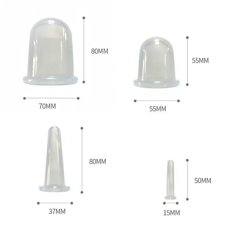 4 különböző méretű szilikon köpöly a sokoldalú használathoz