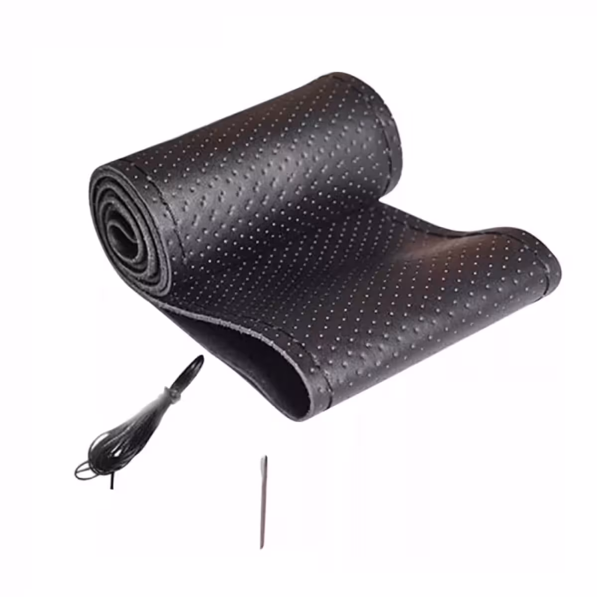 Univerzális természetes bőr kormányvédő autókhoz