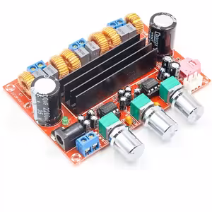 Sztereó Erősítő 2.1 TPA3116D2 – 2x50W + 100W Mélynyomó D Osztályú Audio Modul