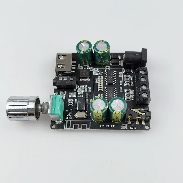 Digitális erősítő modul 2x100W Digitális D osztályú sztereó erősítő nagy teljesítménnyel