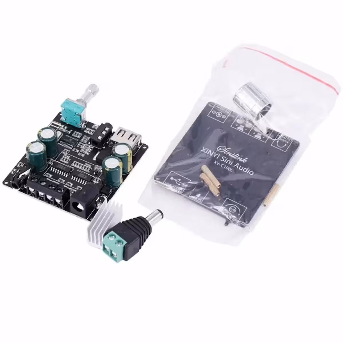 Mini D osztályú erősítő hatékony hűtéssel és Bluetooth-szal