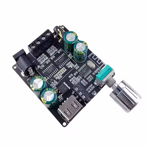Bluetooth Hi-Fi Audio Erősítő 2x100W D Osztály – Professzionális Autós Sztereó Modul