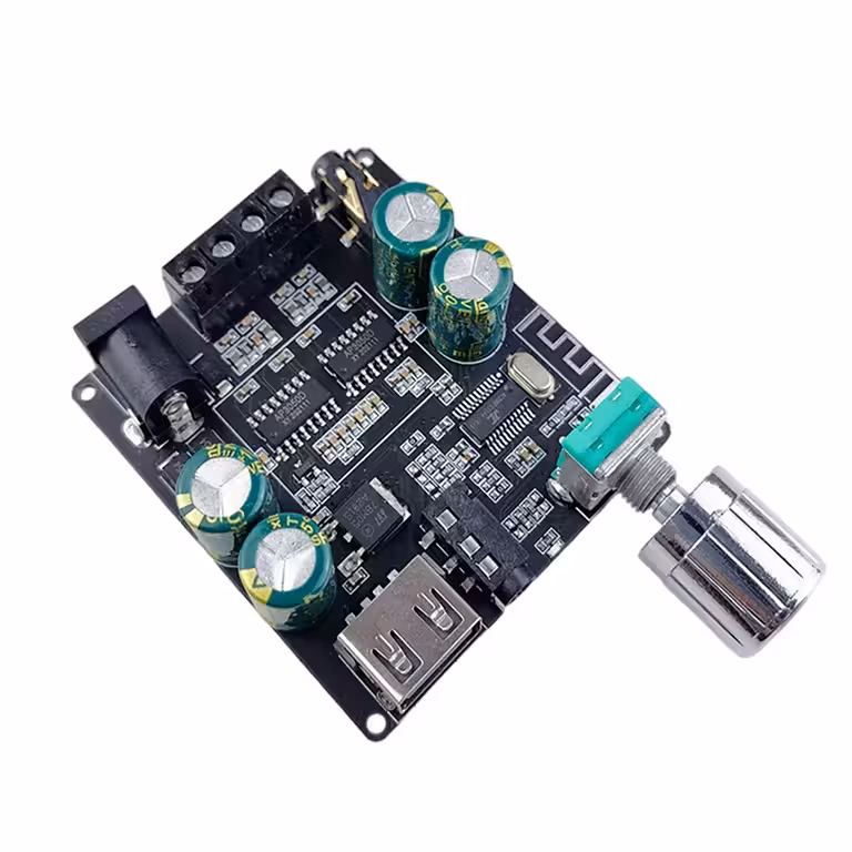 Bluetooth Hi-Fi Audio Erősítő 2x100W D Osztály – Professzionális Autós Sztereó Modul