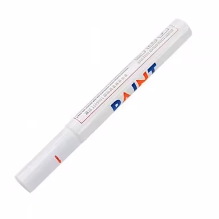 Fehér Gumiabroncs Marker Toll – Tartós Írás Gumira, Fémre, Üvegre és Fára
