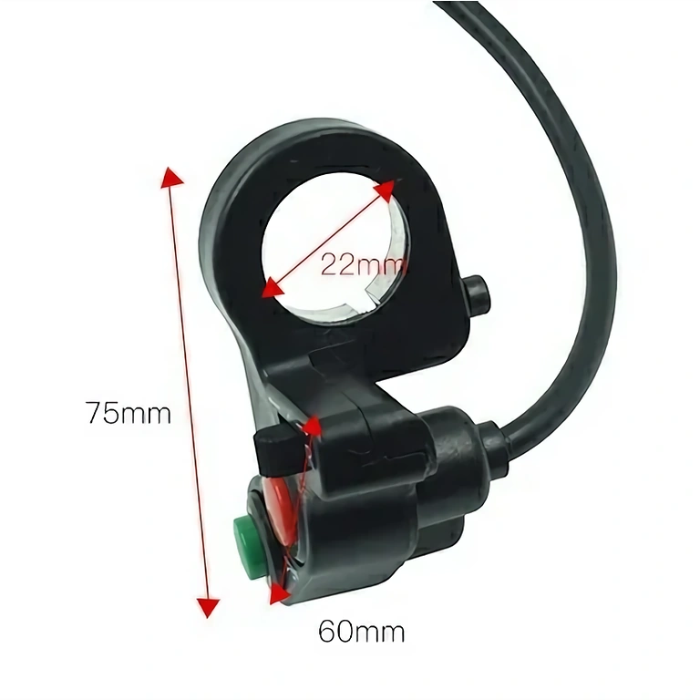 Elektromos kapcsoló lámpa és kürt aktiválásához motoron