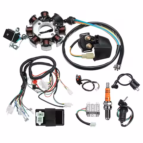 Teljes Elektromos Kábelköteg ATV Kínai 150cc 200cc 250cc 300cc – Komplett Kábelezés Függőleges 4T Motorhoz
