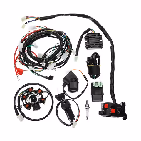 Instalációs Teljes Elektromos Rendszer ATV Cross GY6 125cc / 150cc – Kábelköteg + Indító Alkatrészek Készlet