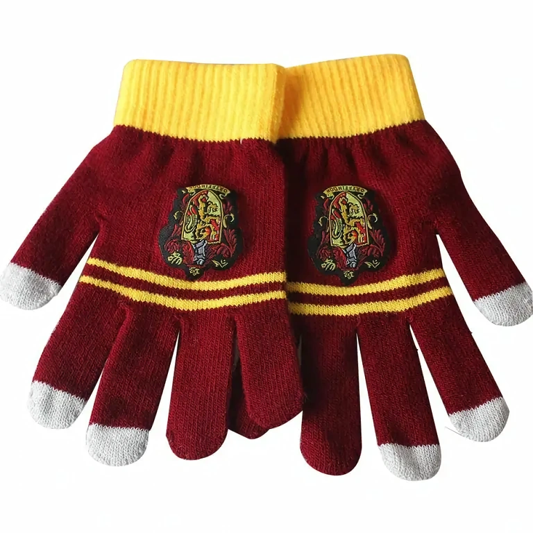 Harry Potter Gryffindor stílusú kesztyűk gyerekeknek és felnőtteknek, hideg évszakra