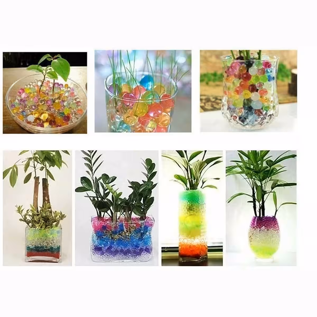 Hidrofil gél golyók virágkompozíciókhoz és rendezvénydekorhoz