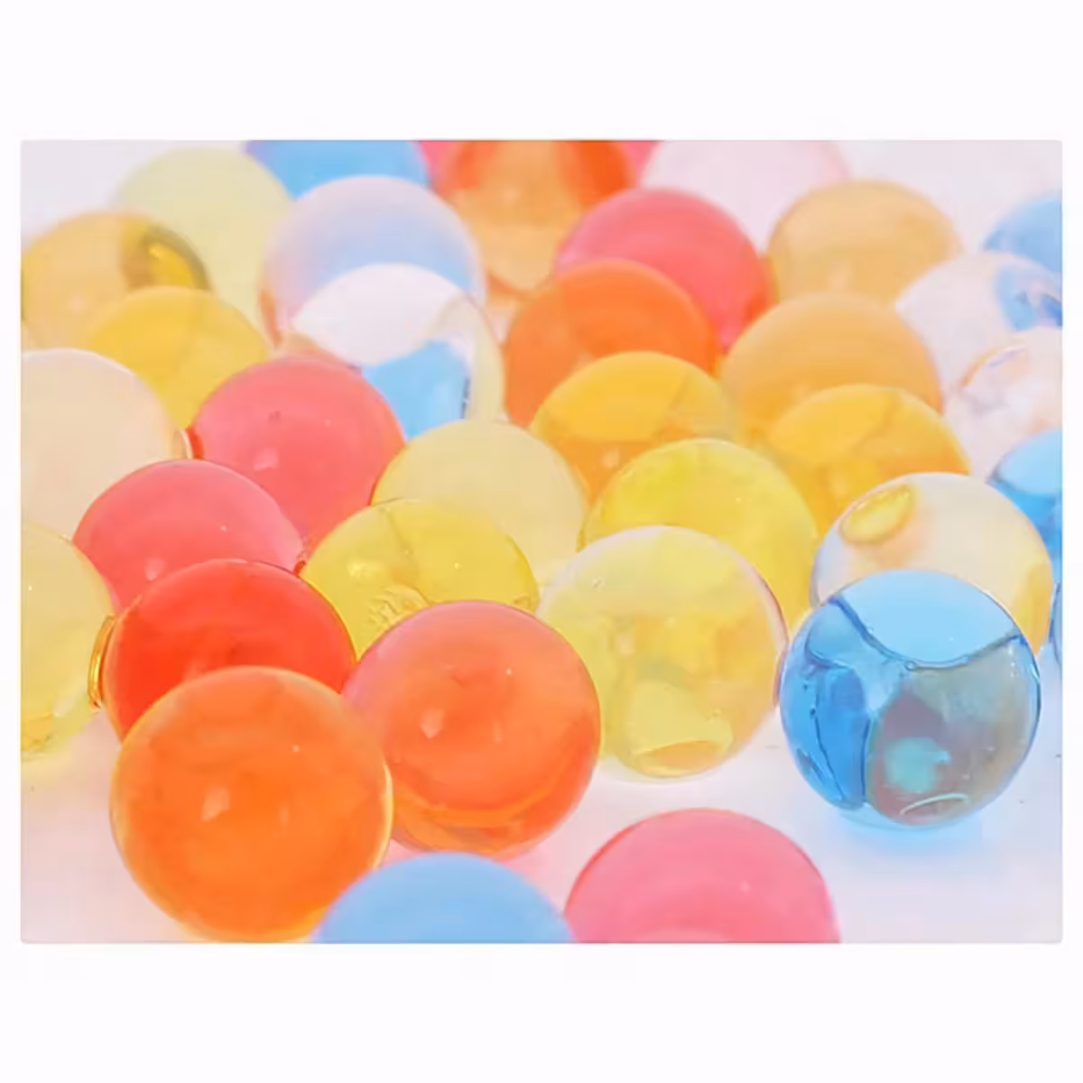 Vízálló hidrofil gél golyók dekorációhoz és elegáns elrendezésekhez