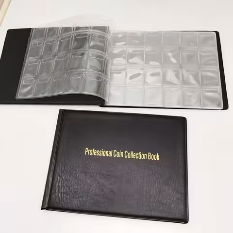 Érmegyűjtő Album – 240 Érme Kapacitás, Numizmatikai Gyűjteményhez