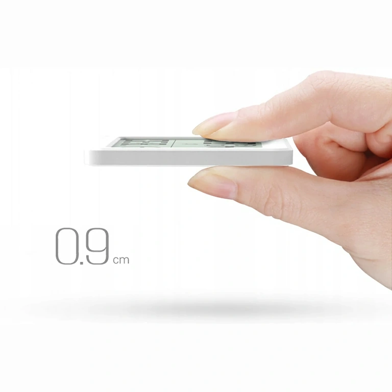 Vékony digitális eszköz beltéri páratartalom monitorozásához