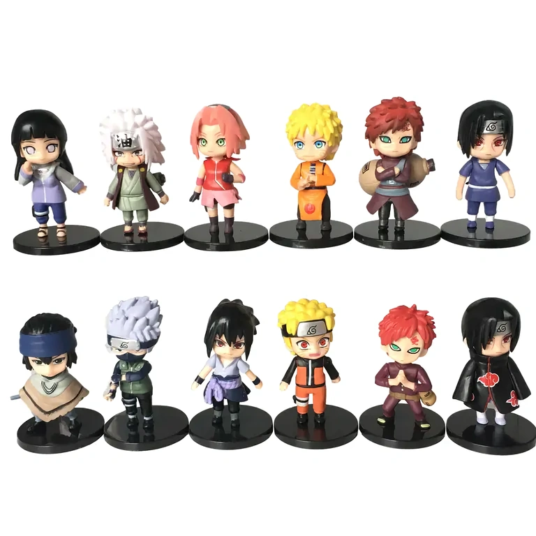 Naruto Shippuden anime figurák Mini-figurás játékok Naruto Shippuden anime inspirációval