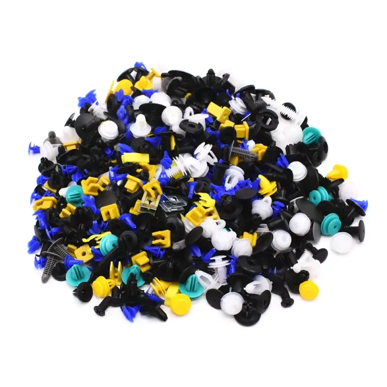 Univerzális karosszéria, tető és díszítőelem rögzítő bilincs készlet gyors javításokhoz