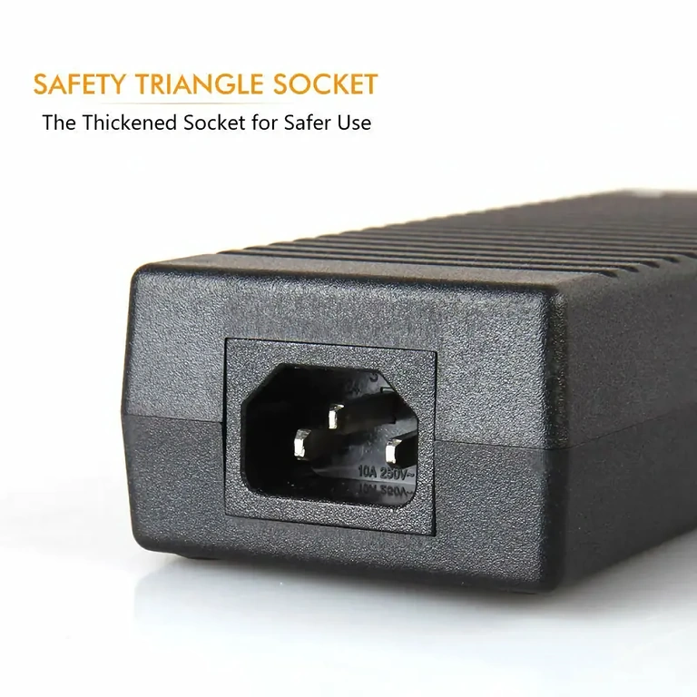 220V AC-ről 12V DC-re átalakító adapter, 10A, autó- és roller eszközökhöz