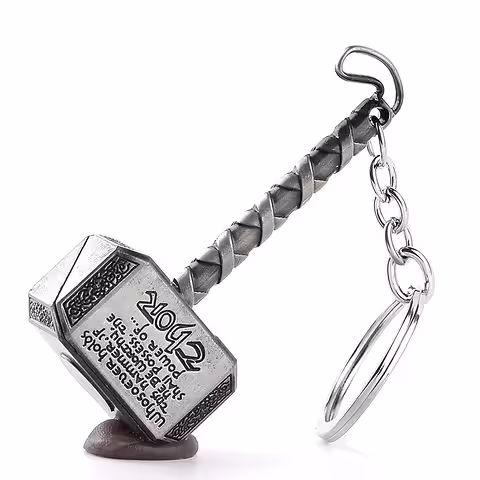 Thor Kalapácsa Kulcstartó – Mjolnir Medál, A Mennydörgés Istenének Legendás Kalapácsa