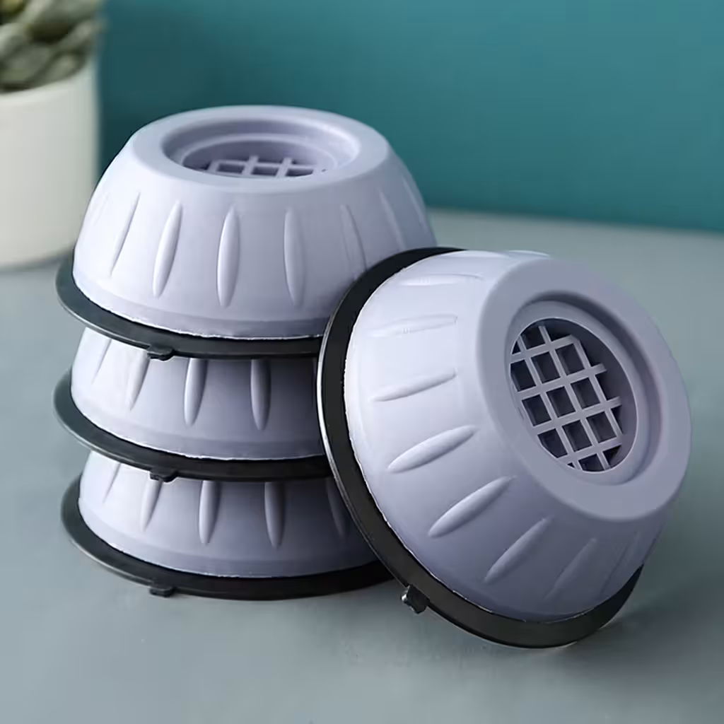 Rezgéscsillapító Gumitalp Mosógéphez és Szárítóhoz – 4 db Zaj- és Csúszásgátló Szett