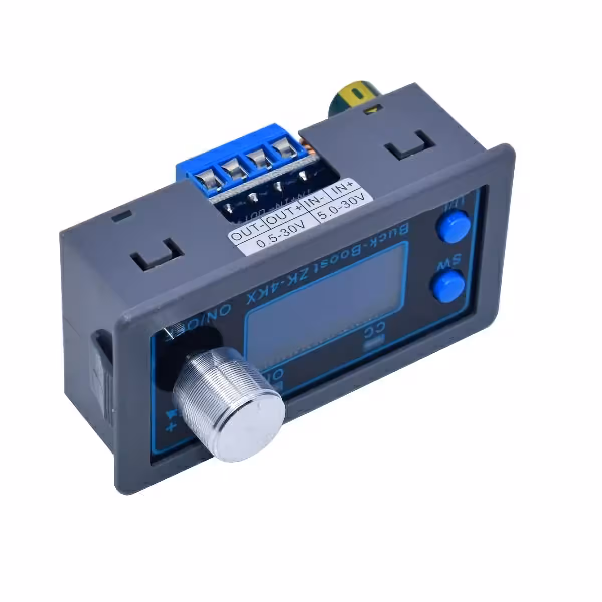 Kompakt DC-DC konverter több védelemmel, DIY projektekhez és kísérletekhez