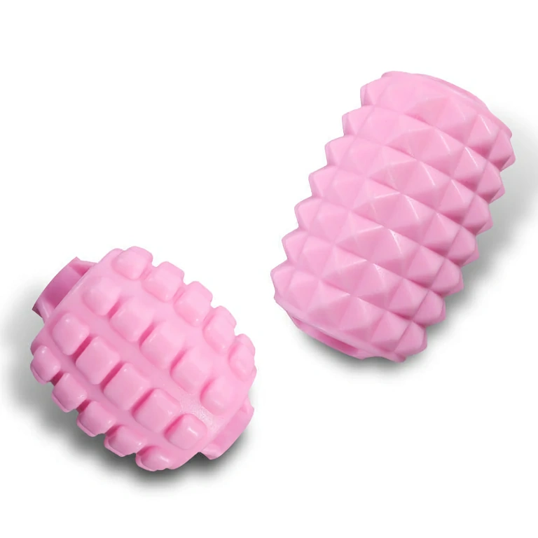 Ergonomikus masszírozó szilikon hengerekkel teljes izommasszázshoz