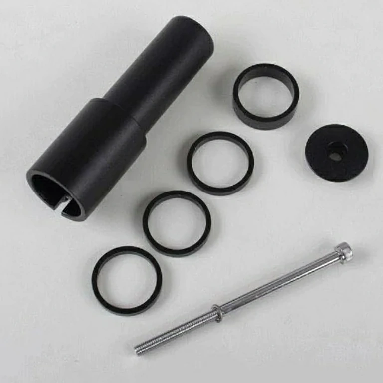 Fekete ötvözet kormánycső emelő – univerzális kompatibilitás