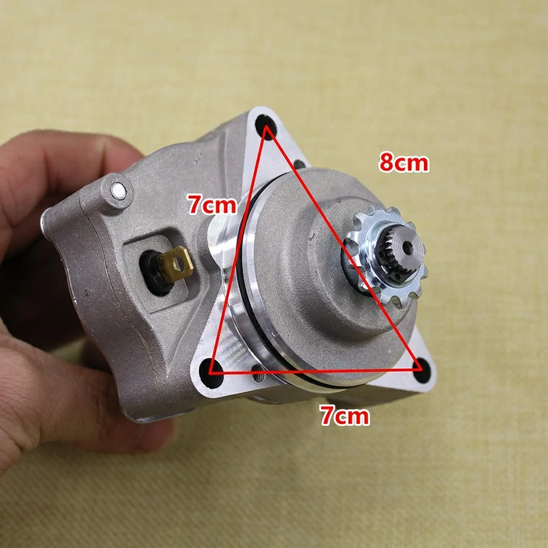 4 ütemű motor önindító 4 ütemű motorokhoz, ATV-khez és pit bike-okhoz elektromotor