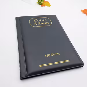 Érmegyűjtő album – 150 rekeszes gyűjtő numizmatikához, bélyegekhez, zsetonokhoz