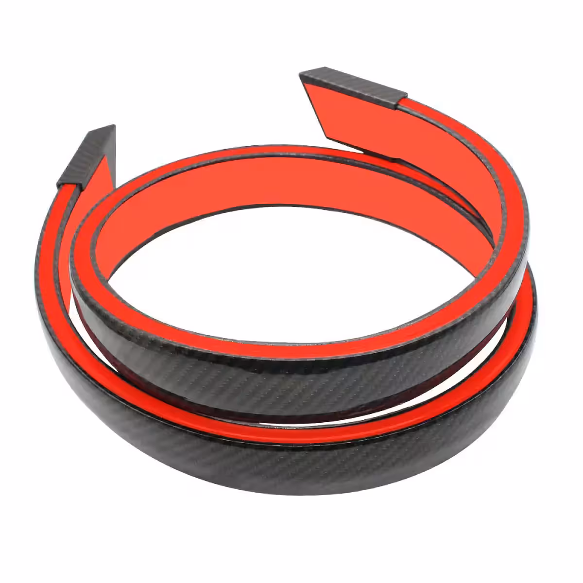 Rugalmas szénszálas szárny LED szalaggal autófékhez