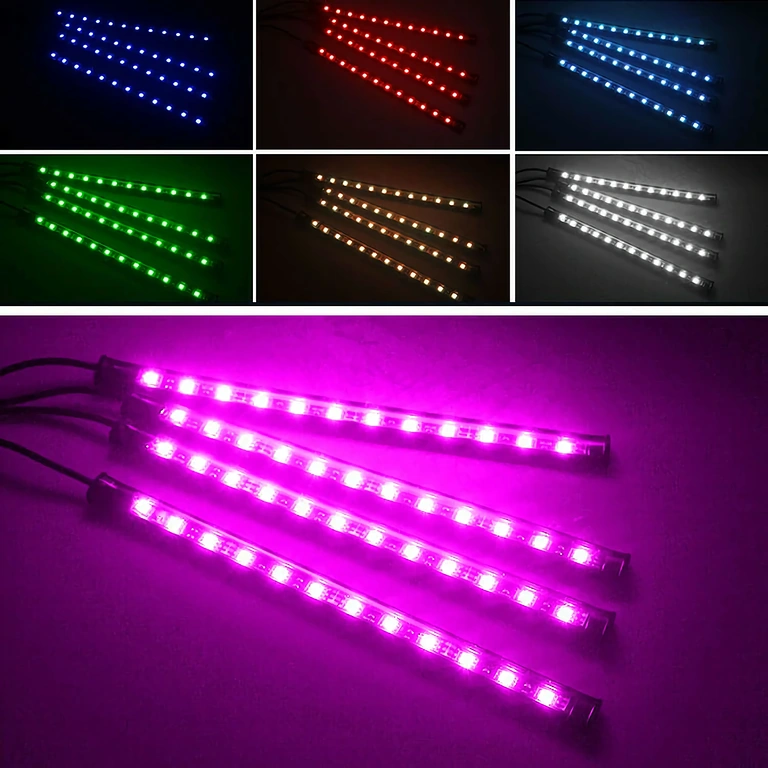 RGB hangulatvilágítás autóhoz kellemes légkörhöz