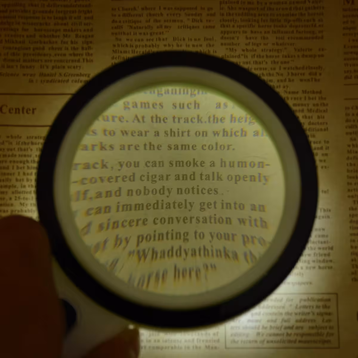 LED világítású nagyító, pontos nagyítás finom részletekhez