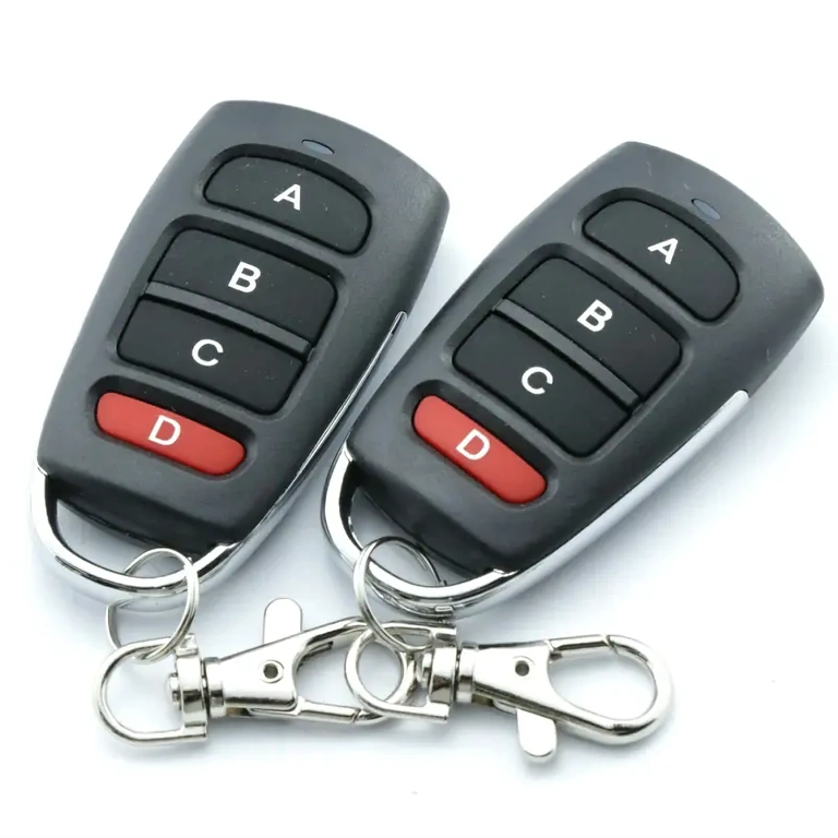 4 gombos rádiós távirányító vezeték nélküli vezérléshez