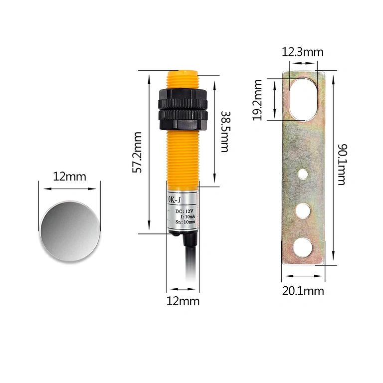 Digitális számláló beépített mágneses érzékelővel Digitális impulzus számláló ciklusfigyeléshez